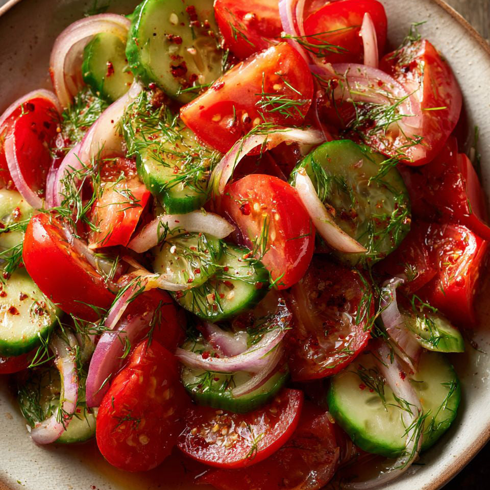 Cucumber & Tomato Marinated Salad (1 pint)
