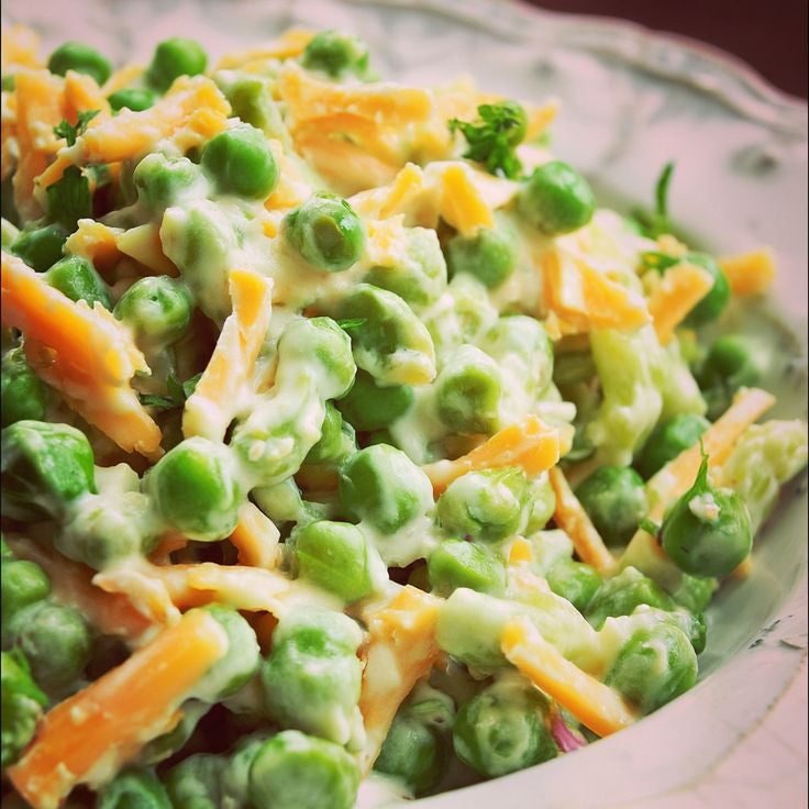 Spring Pea & Cheddar Salad (Serves 4)
